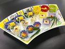 ◆26夏【6〜8月卓袱 孔雀】彩り前菜(胡麻鯵、きびなご燻製など)