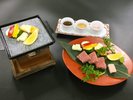 ◆26秋【9〜11月会席 桃】和牛鉄板焼き