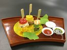 ◆26秋【9〜11月会席 桃】海の幸と秋味のフリット