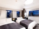デラックスツインルーム 19u/ベット幅140p×2台
