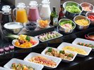 朝食ビュッフェ