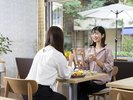 ■無料朝食サービスその@ 店内でお召し上がりの朝食。