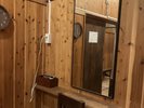 貸切風呂 まんぱの湯の脱衣所