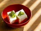 【朝食】「服部豆腐」を使用した冷奴