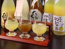 #お酒 フルーティーな味わいの果実酒飲み比べ