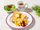 【朝食 スクランブルエッグ&ベーコンセット】朝食は和食と洋食からお選びいただけます