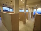 【レストラン】半個室型になっていてわんちゃんも安心