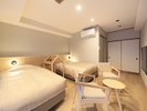 洋室ツイン(1〜2名)/28u ※禁煙(一例)