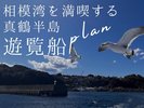 真鶴遊覧船の割引きチケット付きプラン。ワンちゃんは無料で乗船可能。