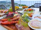 海を見ながらBBQ