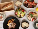 地元食材を使用したビストロシェアコース(一例)
