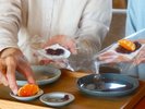 松本農園のみかんを使って「みかん大福づくり」