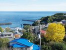 真鶴半島の高台に立ち、相模湾を一望できるオーシャンビュー。