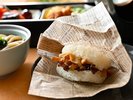 【お子様夕食御膳】大好評のライスバーガー