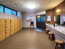 大浴場「桂谷岩風呂」男性脱衣所