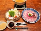 薬膳豚のしゃぶしゃぶ(写真のしゃぶしゃぶは2名盛です)