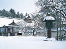 【瑞巌寺(雪)】 伊達政宗の菩提寺であり、現在の建物は政宗が心血を注いで完成させた。