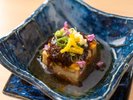 【特別料理〜極み】お料理一例。東松島の海苔ほか海と大地を味わう特別なコースです。