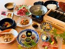 【夏のガストロノミー極み】旬のガゼウニや和牛しゃぶほか厳選食材を味わう美食会席。※内容は一例です。