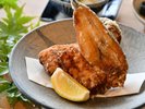 【夏の三景御膳】お料理一例。ふぐとカスぺは香ばしい唐揚げに。