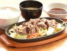 夕食メニュー(ジンギスカン)