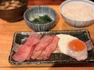 ベーコンエッグ定食