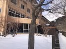 施設裏の遊歩道から