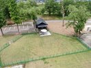 【コテージ】広いコテージ直結ドッグランで、わんちゃんも楽しく遊べます