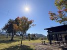 【秋】紅葉と澄んだ空気の気持ちのいい日