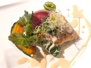 ディナーメニュー一例(魚料理)