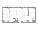 お部屋の間取りは一例です。備品の配置等はお部屋により異なりますので、あらかじめご了承ください。