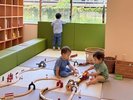 トレノ棟1階にキッズスペースを新設しました。積み木や絵本のご用意がございます。