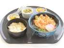 レストラン「和み」 かき揚げそばセット