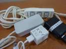 携帯電話充電器・延長コード(フロントにて貸出)
