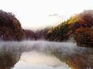 オーナー撮影の幻想的な亀山湖