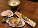 南紀くえ小鍋付 3品プラン