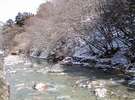 【四万川冬景色】