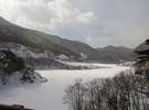 【四万湖冬景色】