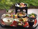 【日帰りランチ】「余慶御膳」は元禄の湯の入浴とランチが付いたプラン。