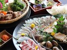 伊勢真鯛の海鮮しゃぶしゃぶコース