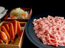 ずわい蟹と薩摩三元豚しゃぶしゃぶコース