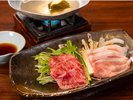 とちぎ和牛とひみつ豚合盛しゃぶしゃぶ