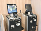 自動精算機でスムーズにチェックイン♪