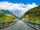 *奥飛騨温泉郷 北アルプス大橋(秋)(当館より車で13分)
