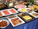 <朝食バイキング>おかずコーナー