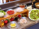 <朝食バイキング>サラダコーナー