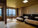 【海景・展望】温泉展望檜風呂付 和室(2階)