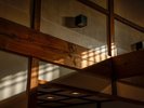 【光と影】光が差し込み、壁に模様が踊る昼下がり。