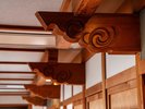 【館内】遊び心のある梁