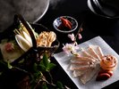 【春の献立一例】鯛しゃぶ。春の息吹を、黄金の出汁にくぐらせて。